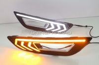 Дневные ходовые огни Форд Фокус 3 2015-2017 V14 Type